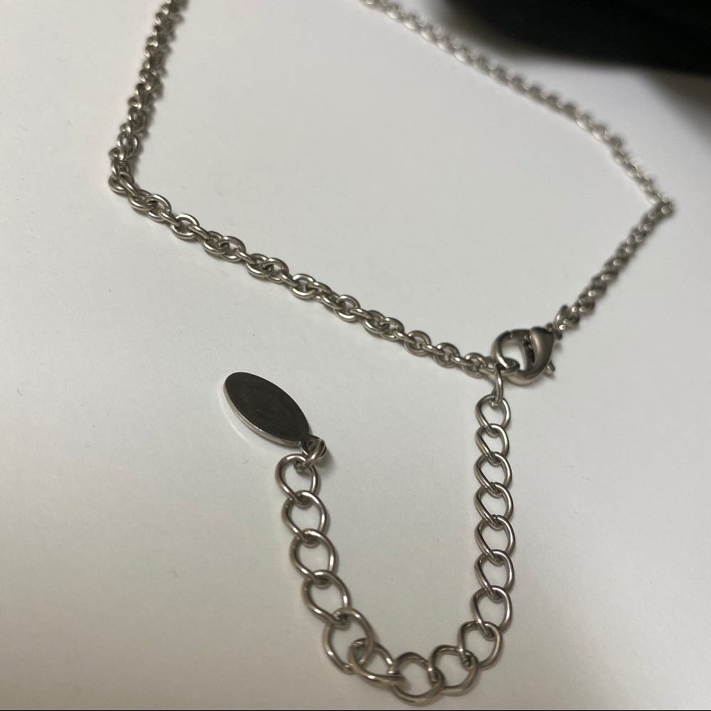 Blue Flower Necklace - Picture 2 of 2